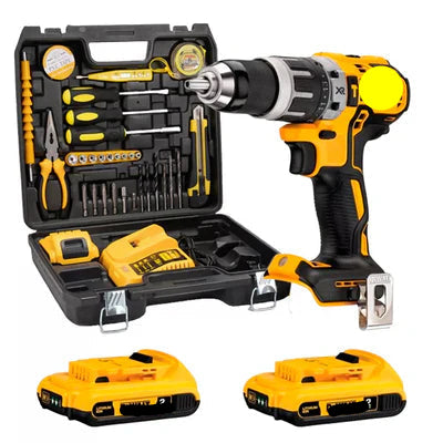 Taladro Inalámbrico 2 POTENTES BATERÍAS Y 47 ACCESORIOS DE REGALO